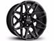 HD Off-Road Wheels Canyon Gloss Black Milled 6-Lug Wheel; 20x10; -25mm Offset (16-24 Titan XD)