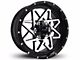 HD Off-Road Wheels Gridlock Satin Black Machined Wheel; 20x9; -10mm Offset (22-24 Tundra)