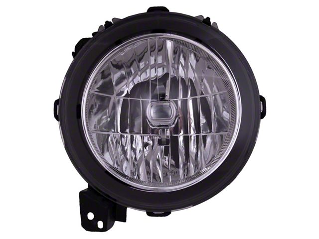 Headlights Depot Halogen Headlight; Driver Side (18-24 Jeep Wrangler JL)