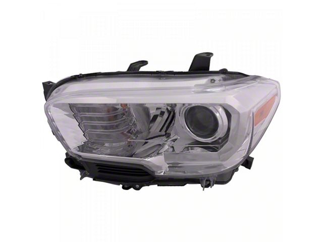 Headlights Depot Halogen Headlight; Driver Side (16-18 Tacoma)