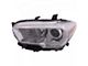 Headlights Depot Halogen Headlight; Driver Side (16-18 Tacoma)