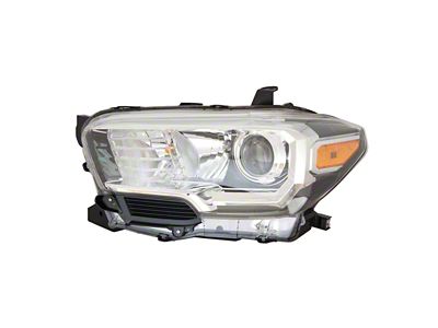 Headlights Depot Halogen Headlight; Driver Side (2018 Tacoma)