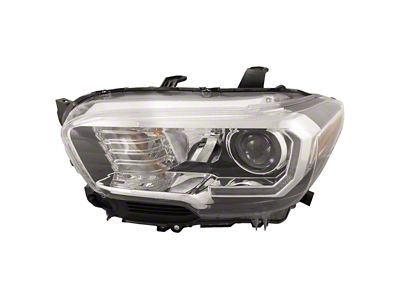 Headlights Depot Halogen Headlight; Driver Side (16-23 Tacoma)