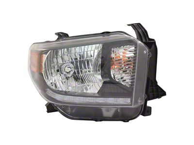 Headlights Depot Halogen Headlight; Passenger Side (2018 Tundra)