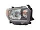 Headlights Depot Halogen Headlight; Passenger Side (2018 Tundra)