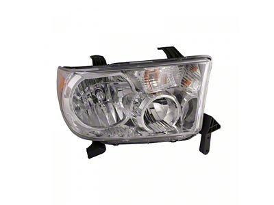 Headlights Depot Halogen Headlight; Passenger Side (07-13 Tundra w/o Level Adjuster)