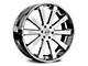 Heavy Hitters HH10 Tru Chrome 6-Lug Wheel; 22x9.5; 30mm Offset (22-24 Bronco Raptor)