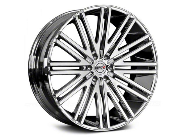 Heavy Hitters HH12 Tru Chrome 6-Lug Wheel; 22x9.5; 30mm Offset (22-24 Bronco Raptor)