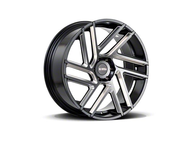 Heavy Hitters Forged HF6 Absolute Black 6-Lug Wheel; 22x9.5; 30mm Offset (22-24 Bronco Raptor)