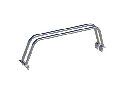 Heavy Metal Off-Road 23-Inch Double Bed Bars; Bare Steel (05-25 Frontier)