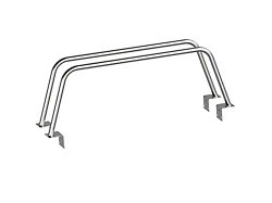 Heavy Metal Off-Road 23-Inch Double Bed Bars; Bare Steel (05-24 Frontier)