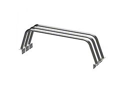 Heavy Metal Off-Road 23-Inch Triple Bed Bars; Bare Steel (05-24 Frontier)