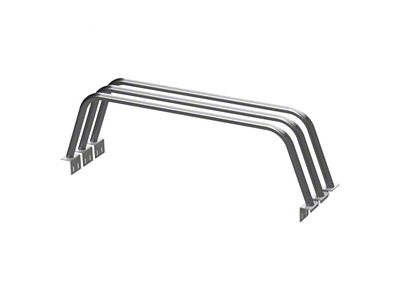 Heavy Metal Off-Road 23-Inch Triple Bed Bars; Bare Steel (05-25 Frontier)