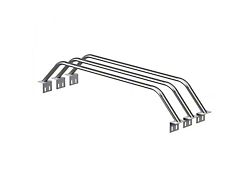 Heavy Metal Off-Road 9-Inch Triple Bed Bars; Bare Steel (05-24 Frontier)