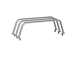 Heavy Metal Off-Road 19-Inch Triple Bed Bars; Bare Steel (17-24 Titan)