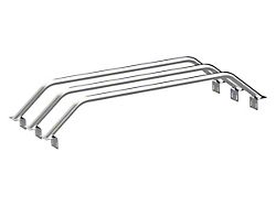 Heavy Metal Off-Road 9-Inch Triple Bed Bars; Bare Steel (17-24 Titan)