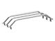 Heavy Metal Off-Road 9-Inch Triple Bed Bars; Bare Steel (17-24 Titan)