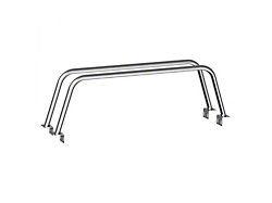 Heavy Metal Off-Road 19-Inch Double Bed Bars; Bare Steel (16-24 Titan XD)