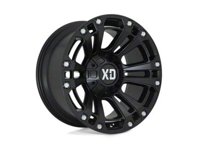 HELO HE887 Satin Black 6-Lug Wheel; 24x9.5; 38mm Offset (03-09 4Runner)