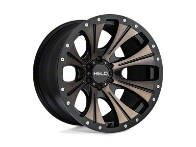 HELO HE901 Satin Black Dark Tint 6-Lug Wheel; 20x12; -44mm Offset (03-09 4Runner)