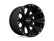 HELO HE901 Satin Black 6-Lug Wheel; 17x9; -12mm Offset (03-09 4Runner)