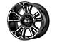 HELO HE914 Gloss Black Machined 6-Lug Wheel; 20x10; -18mm Offset (03-09 4Runner)