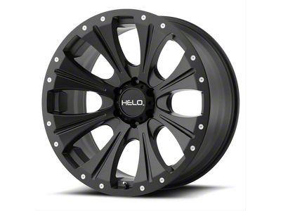 HELO HE901 Satin Black Machined with Dark Tint 6-Lug Wheel; 20x9; 18mm Offset (04-15 Titan)