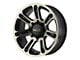 HELO HE904 Satin Black Machined with Dark Tint 6-Lug Wheel; 20x9; -12mm Offset (04-15 Titan)