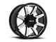 HELO HE909 Gloss Black Machined 6-Lug Wheel; 18x9; 0mm Offset (04-15 Titan)