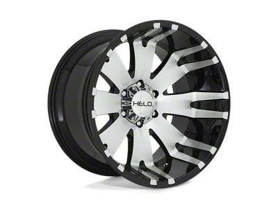 HELO HE917 Gloss Black Machined 5-Lug Wheel; 20x9; 18mm Offset (07-13 Tundra)