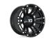 HELO HE887 Satin Black 6-Lug Wheel; 24x9.5; 38mm Offset (10-24 4Runner)