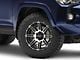 HELO HE900 Gloss Black Machined 6-Lug Wheel; 18x9; 0mm Offset (10-24 4Runner)