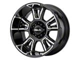 HELO HE914 Gloss Black Machined 6-Lug Wheel; 20x10; -18mm Offset (10-24 4Runner)