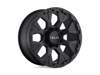 HELO HE878 Satin Black 6-Lug Wheel; 18x9; -12mm Offset (22-24 Bronco Raptor)