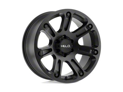 HELO HE904 Satin Black 6-Lug Wheel; 17x9; 0mm Offset (22-24 Bronco Raptor)