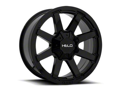 HELO HE909 Gloss Black 6-Lug Wheel; 17x9; -12mm Offset (21-24 Bronco, Excluding Raptor)