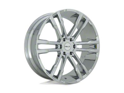 HELO HE918 Chrome 6-Lug Wheel; 22x9.5; 30mm Offset (22-24 Bronco Raptor)