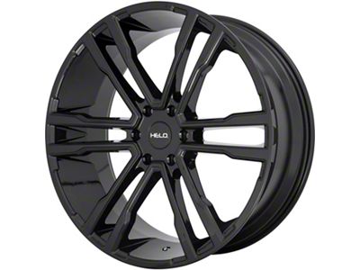 HELO HE918 Gloss Black 6-Lug Wheel; 20x9; 15mm Offset (21-24 Bronco, Excluding Raptor)