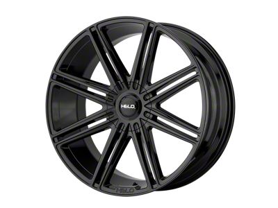 HELO HE913 Gloss Black 6-Lug Wheel; 22x9.5; 30mm Offset (22-24 Bronco Raptor)