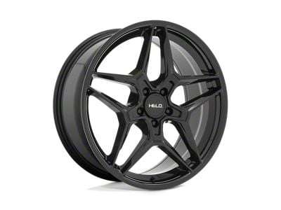 HELO HE919 Gloss Black 5-Lug Wheel; 18x8; 40mm Offset (21-24 Bronco Sport)