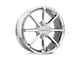 HELO HE870 Chrome Wheel; 18x8; 42mm Offset (84-01 Jeep Cherokee XJ)