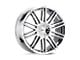 HELO HE880 PVD Chrome Wheel; 17x7.5; 42mm Offset (84-01 Jeep Cherokee XJ)