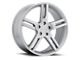 HELO HE885 Silver Wheel; 20x8.5; 38mm Offset (84-01 Jeep Cherokee XJ)