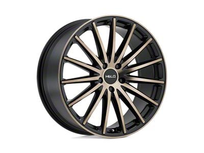 HELO HE894 Satin Black Dark Tint Wheel; 18x8; 38mm Offset (84-01 Jeep Cherokee XJ)