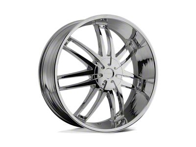 HELO HE868 Chrome Wheel; 20x8.5; 38mm Offset (20-24 Jeep Gladiator JT)