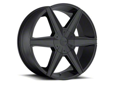 HELO HE887 Satin Black Wheel; 22x9; 15mm Offset (20-24 Jeep Gladiator JT)