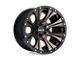 HELO HE901 Satin Black Dark Tint Wheel; 18x9; 0mm Offset (20-24 Jeep Gladiator JT)