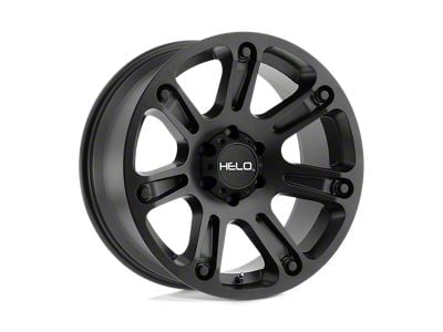 HELO HE904 Satin Black Wheel; 18x9; 0mm Offset (20-24 Jeep Gladiator JT)