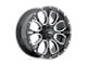 HELO HE879 Gloss Black Machined Wheel; 18x9; -12mm Offset (22-24 Jeep Grand Cherokee WL)