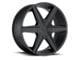 HELO HE887 Satin Black Wheel; 22x9; 15mm Offset (22-24 Jeep Grand Cherokee WL)